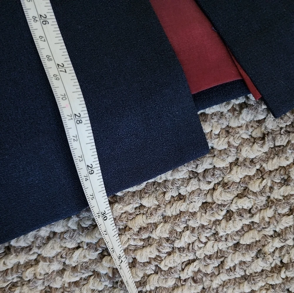 Christian Dior Vintage Navy Blue Wool Like Blazer Women's Size 4